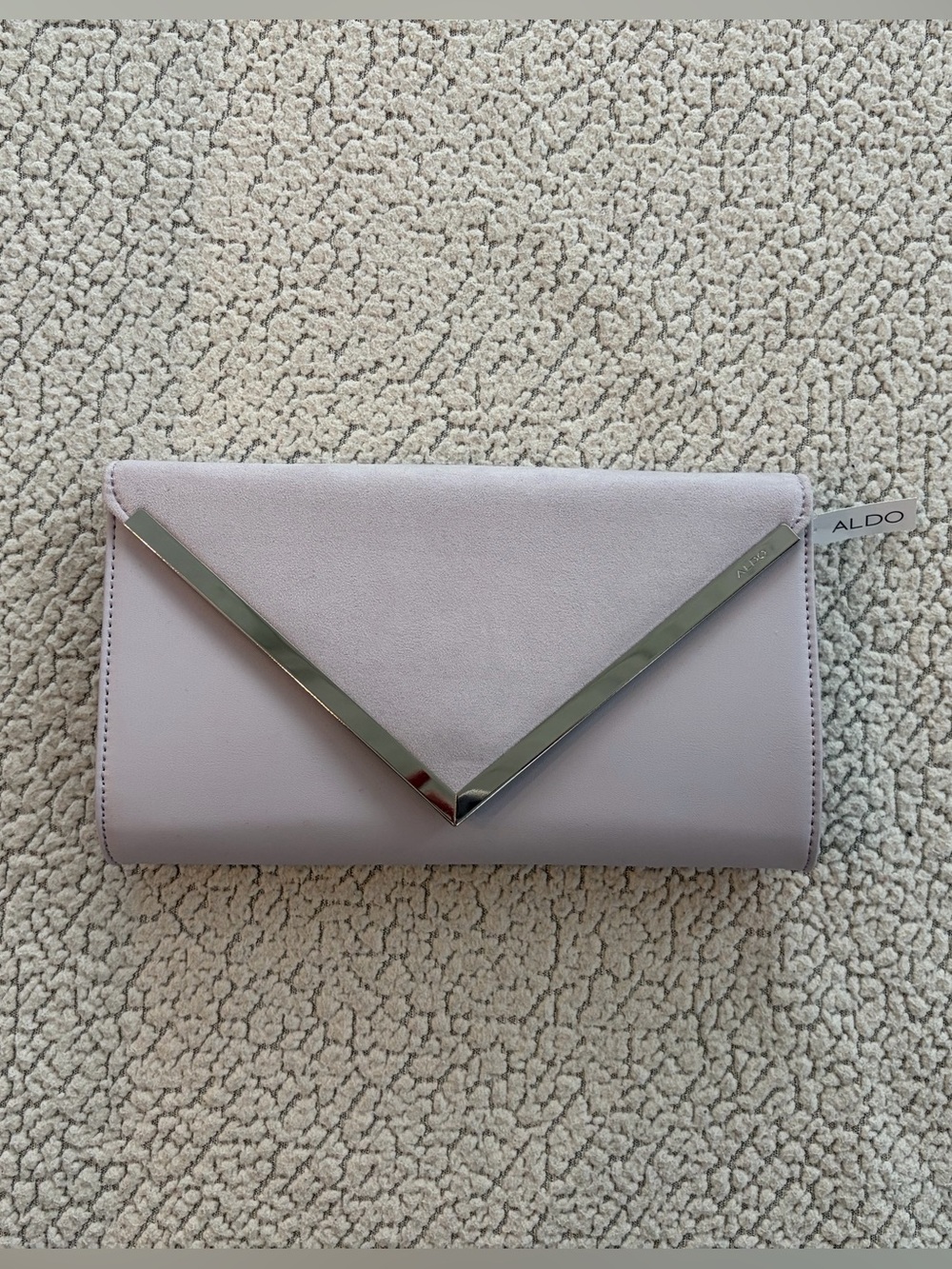 ALDO Lilac Clutch w/ Crossbody Option